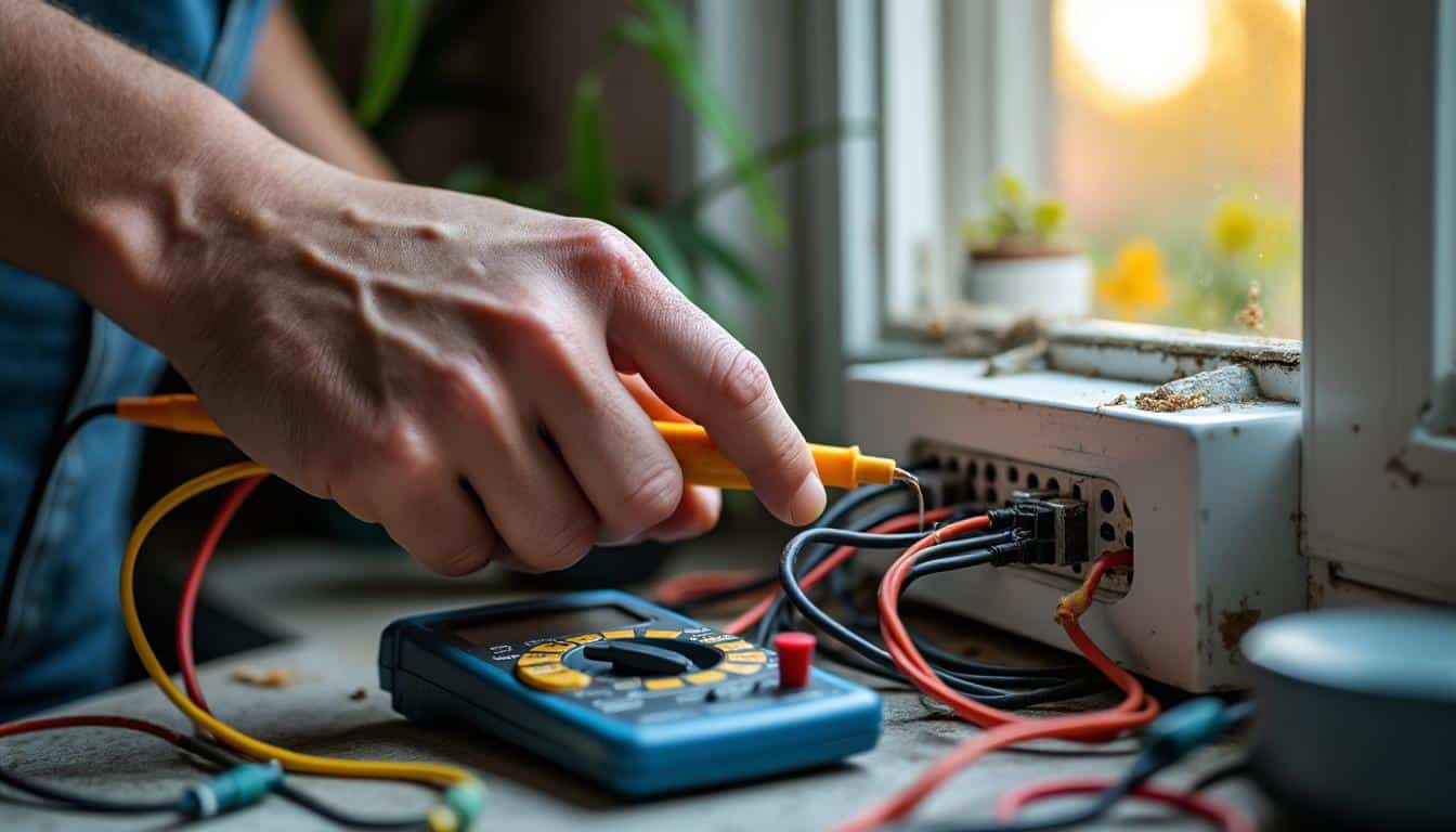 Vérification du disjoncteur de la maison grâce à un multimètre