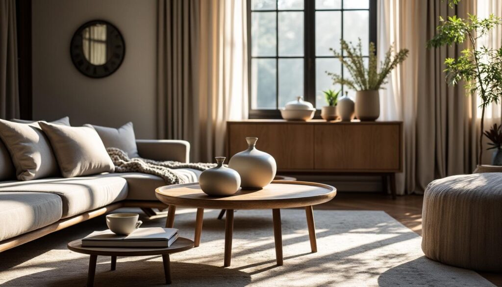 Des idées pour un agencement chic avec des potiches dans votre salon