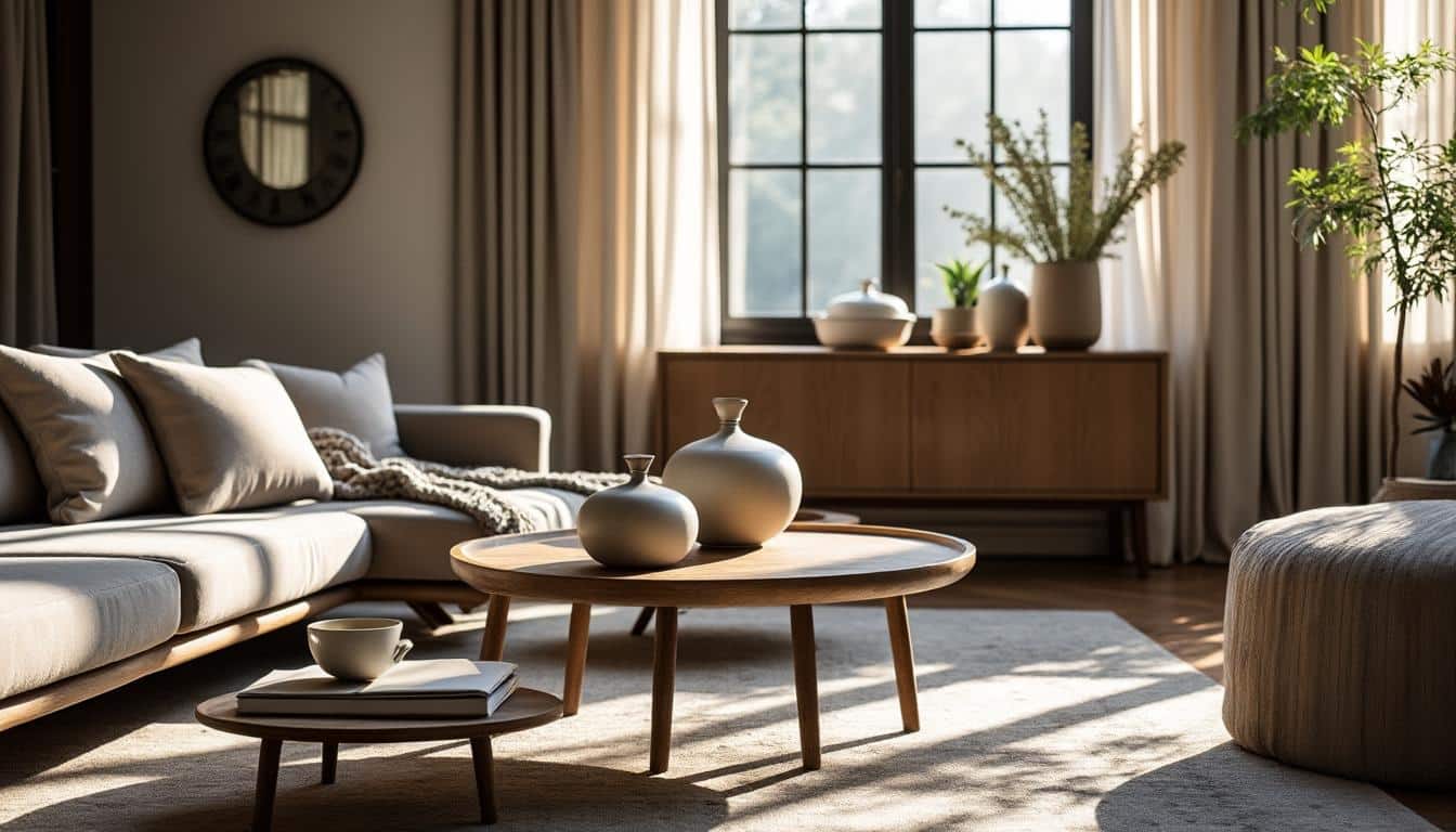 Des idées pour un agencement chic avec des potiches dans votre salon