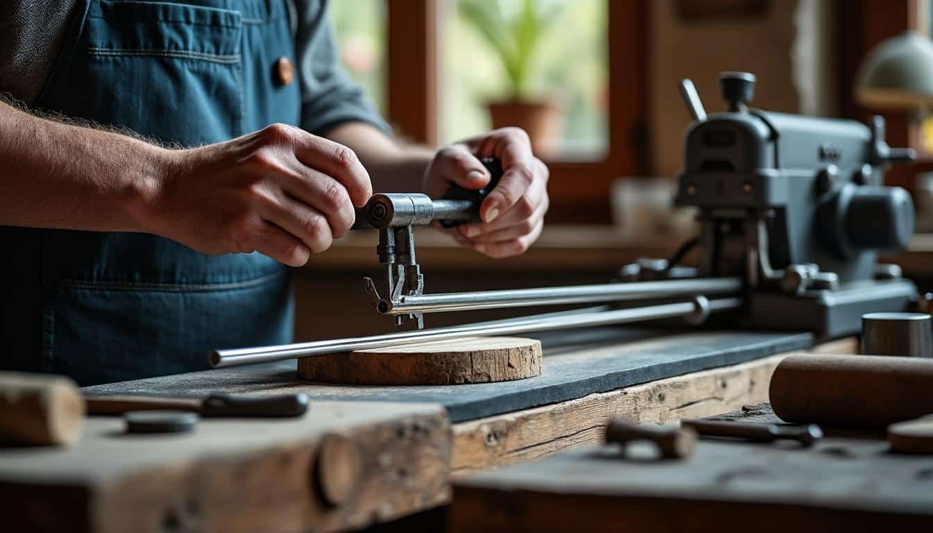 Illustration: Comment fonctionne une affûteuse pour lame de scie et ses réglages essentiels