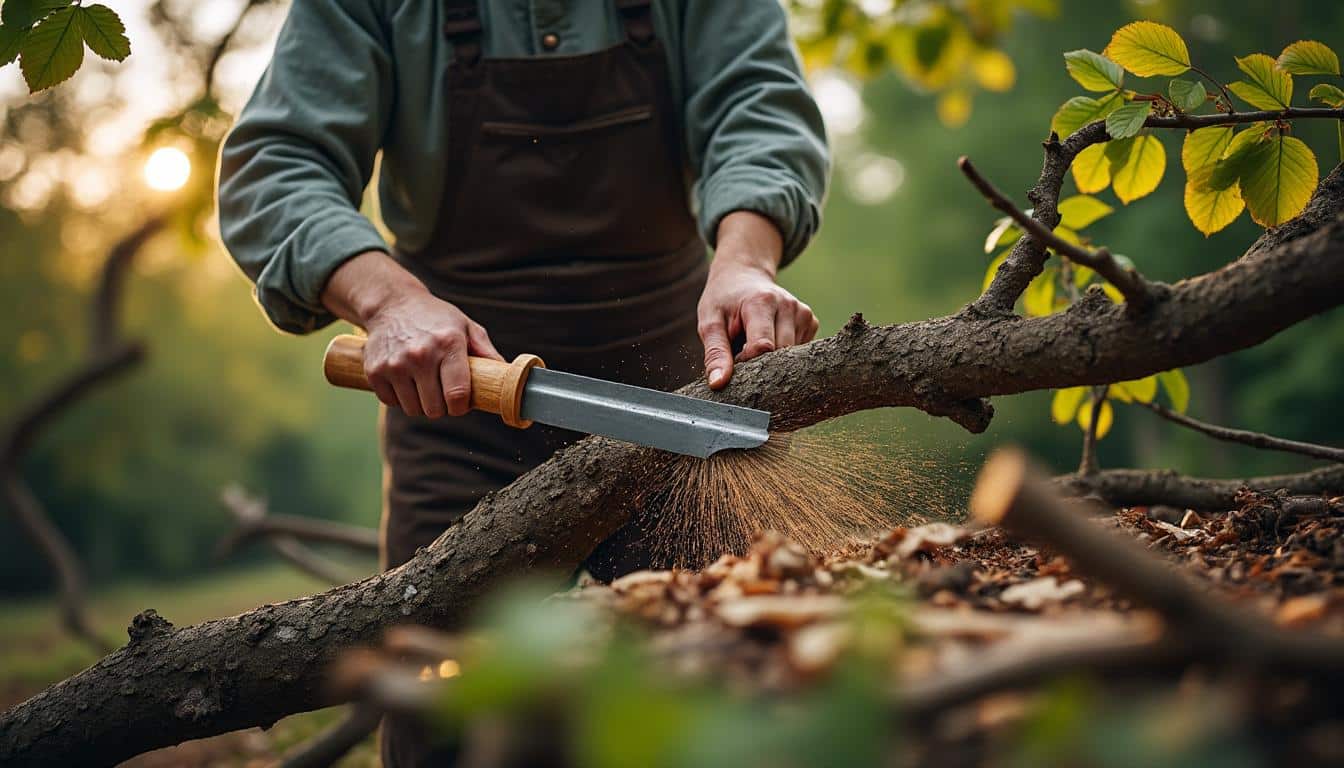 Illustration: Pourquoi choisir une scie à bois japonaise pour vos travaux arboricoles et de précision ?