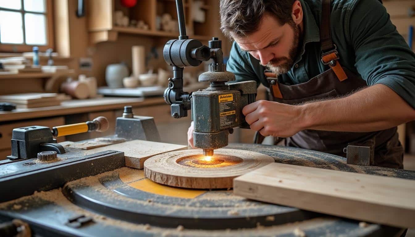 Illustration: Comprendre le fonctionnement de la scie à onglet radiale et ses spécificités techniques