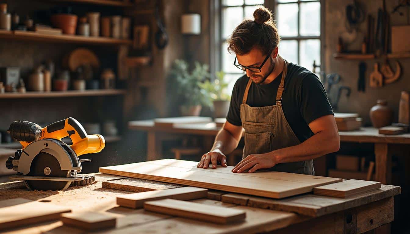 Illustration: Explorer les types de coupes réalisables avec la scie à onglet radiale