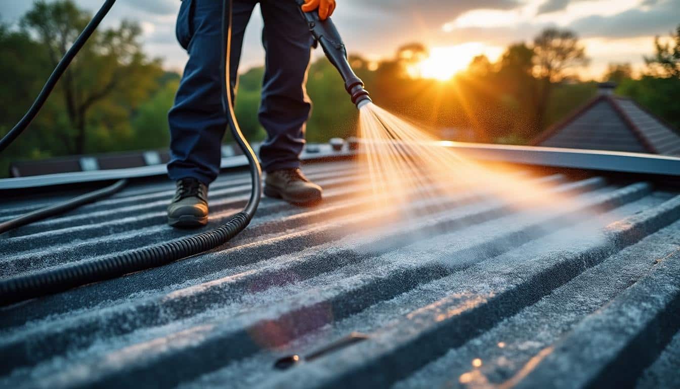 Illustration: Comprendre le fonctionnement d’un appareil de nettoyage de toiture