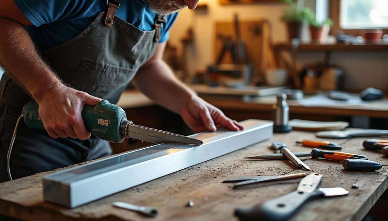 Illustration: Pourquoi utiliser une scie à métaux pour couper de l’aluminium ?