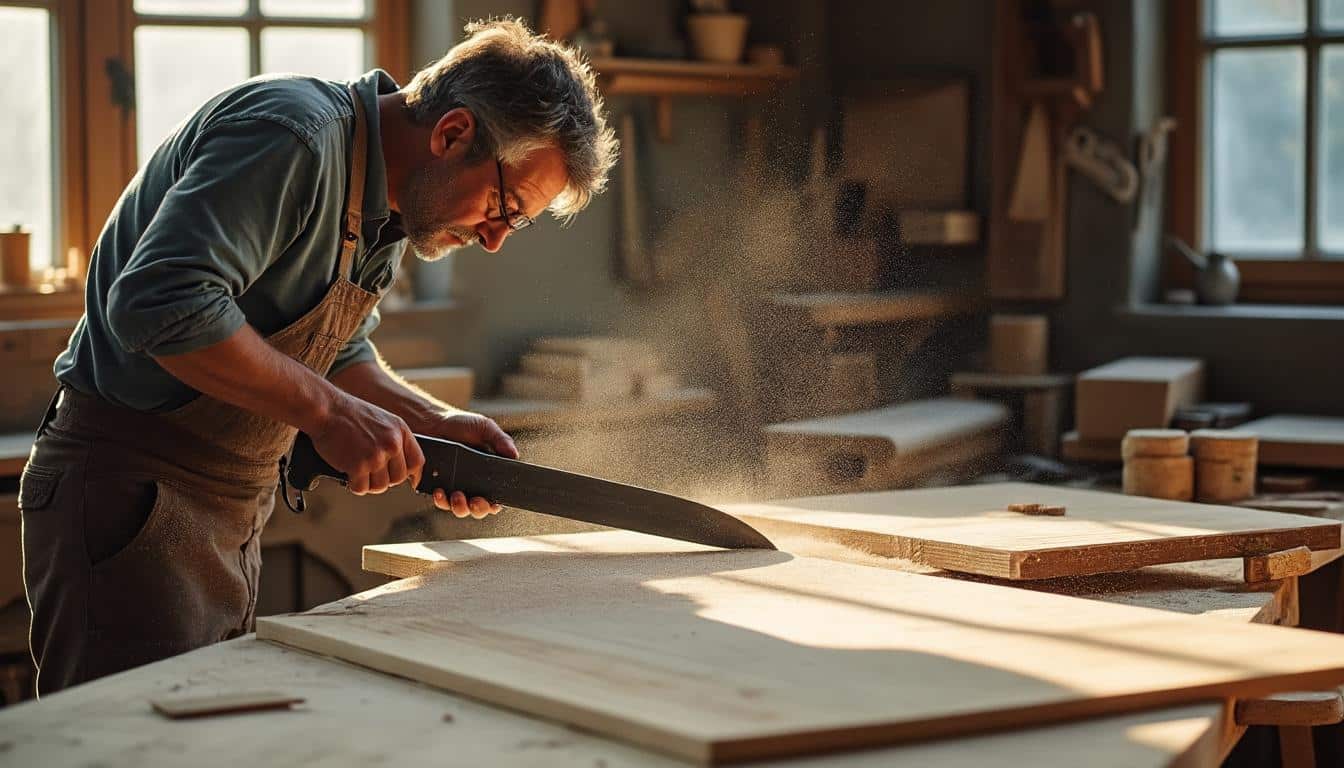 Couper la laine de bois à la scie sabre : guide pratique et astuces