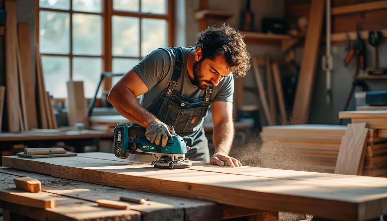 Illustration: Pourquoi la lame de scie plongeante Makita fait la différence dans vos travaux de coupe