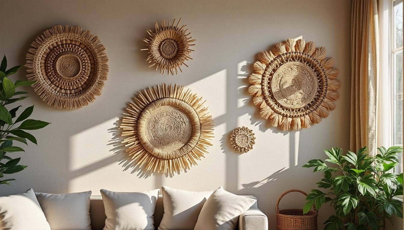 Illustration: Quelles sont les spécificités des appliques murales en matériaux naturels ?