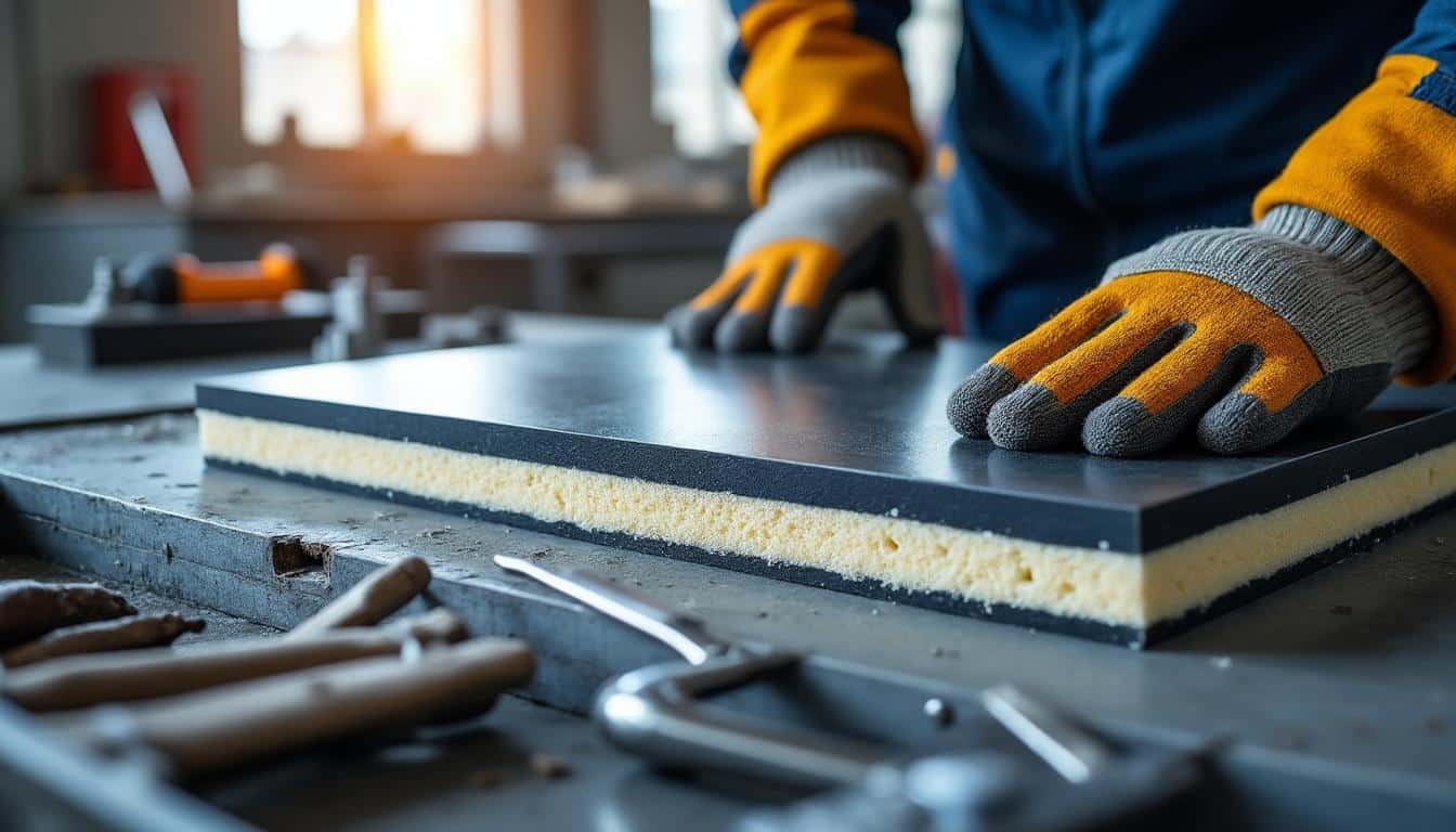 Illustration: Comprendre les caractéristiques techniques des bacs acier isolants