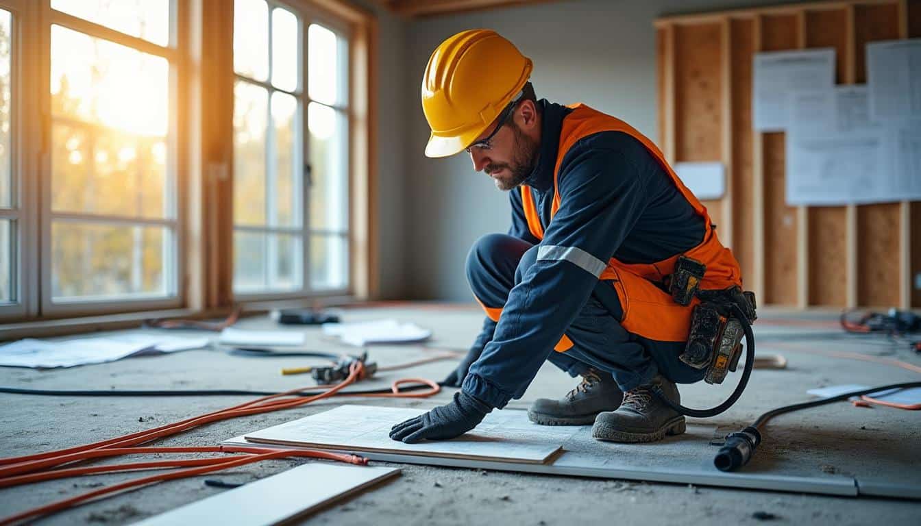 Illustration: Comprendre les normes encadrant les planchers chauffants hydrauliques et électriques