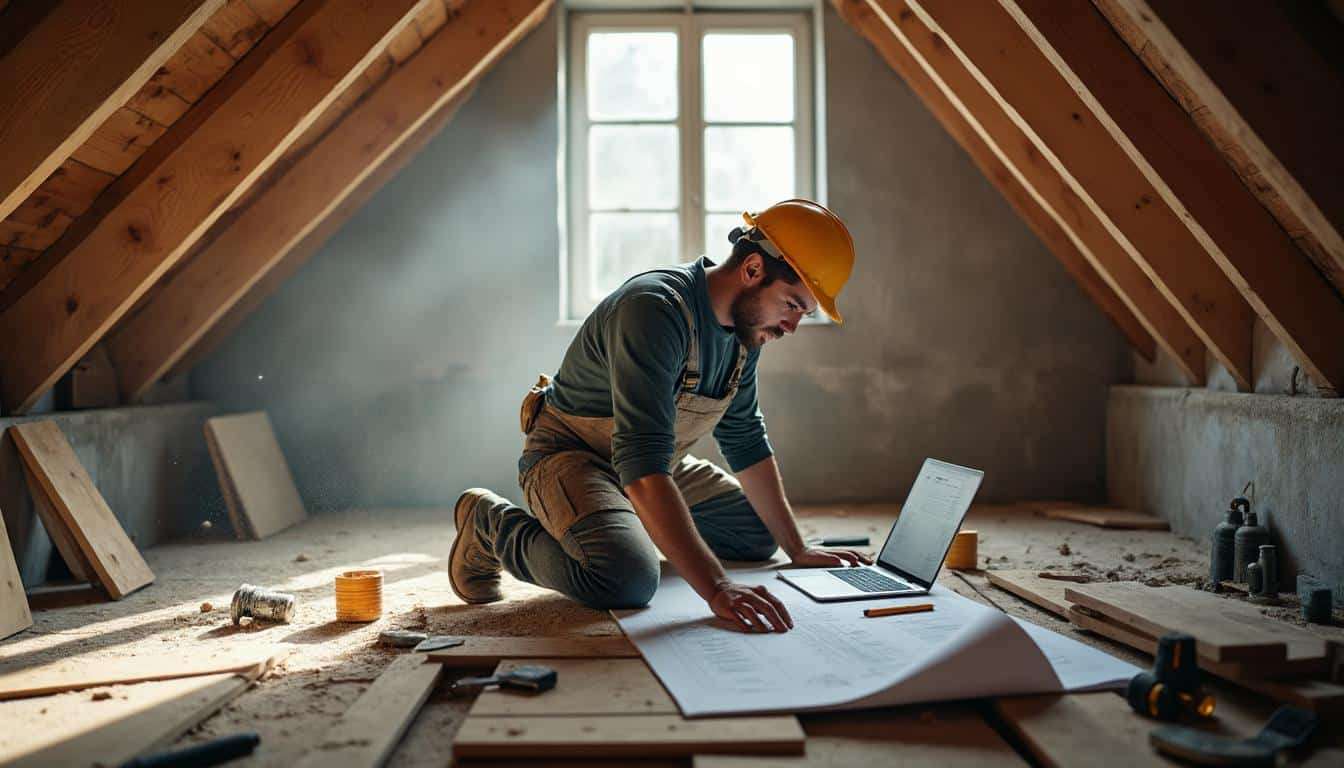 Générateur de devis pour l’aménagement des combles sur planification-chantier.fr