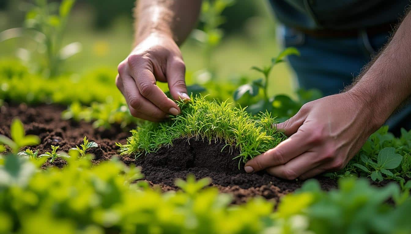 Illustration: Comprendre le gazon et le sol pour une pelouse saine au printemps