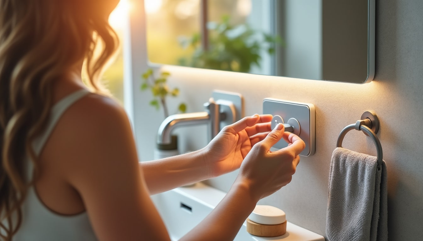 Illustration: Pourquoi choisir une applique avec interrupteur intégrée pour la salle de bain ?