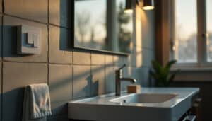 Applique avec interrupteur pour salle de bain : sécurité et praticité