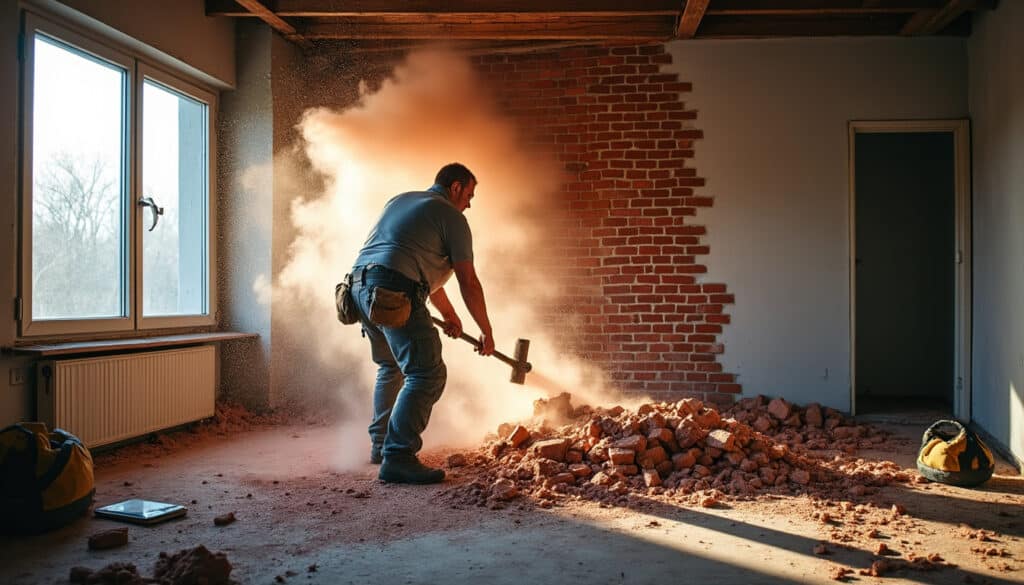 Casser une cloison en brique : guide complet pour réussir