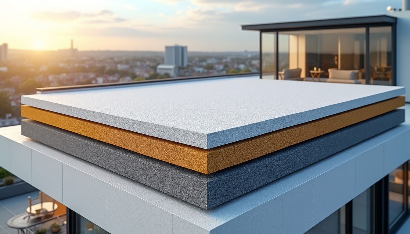 Illustration: Comprendre la représentation en coupe d’une toiture terrasse