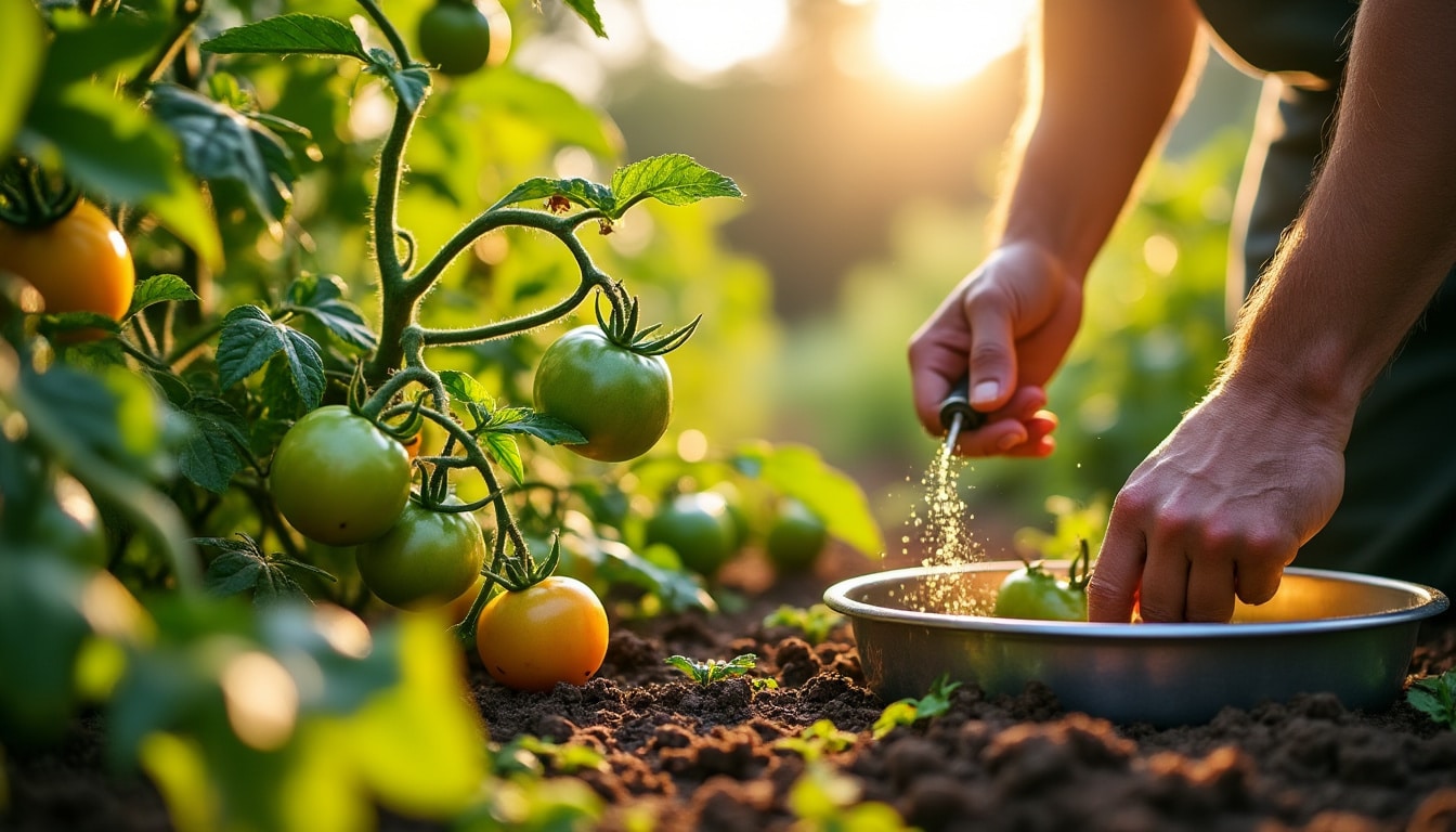 Illustration: Comprendre le rôle essentiel de l’engrais naturel pour la culture de la tomate