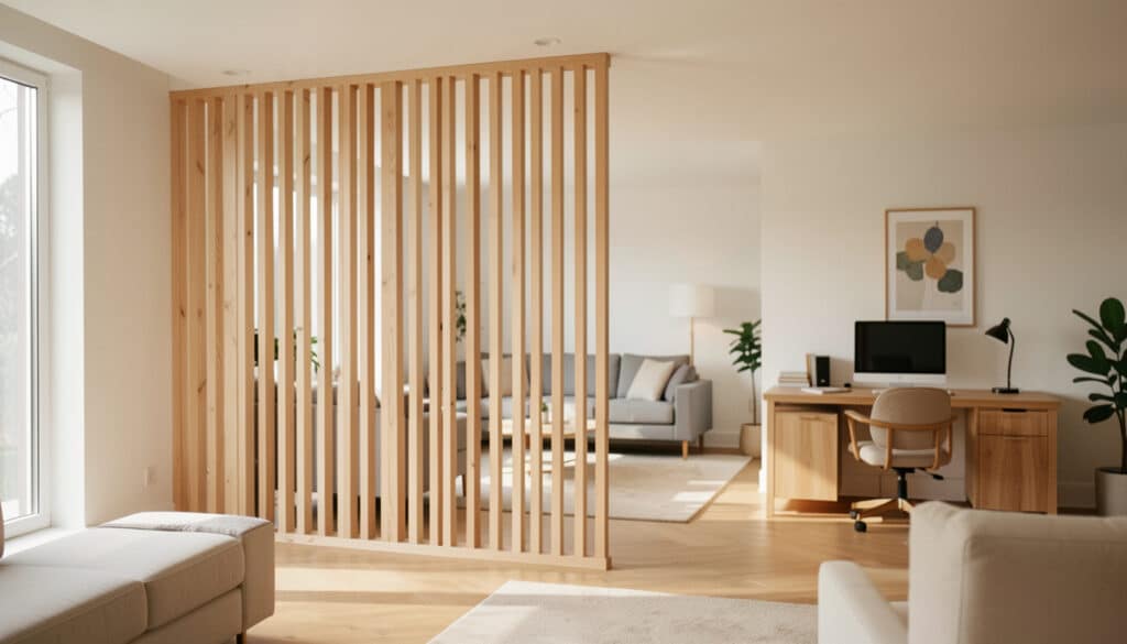 Cloison intérieure en bois : usages, pose et confort