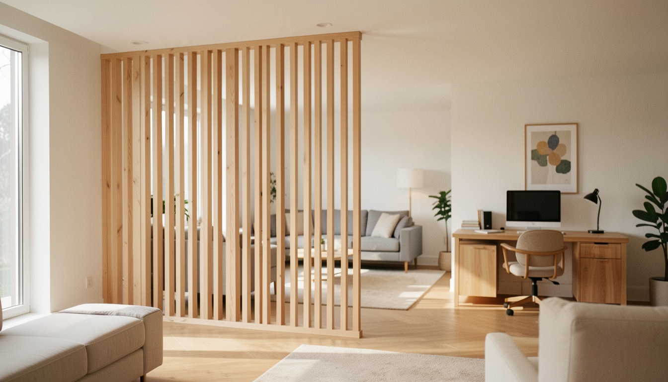 Cloison intérieure en bois : usages, pose et confort