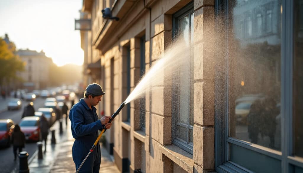 Nettoyage de façade en pierre reconstituée à Paris : guide complet