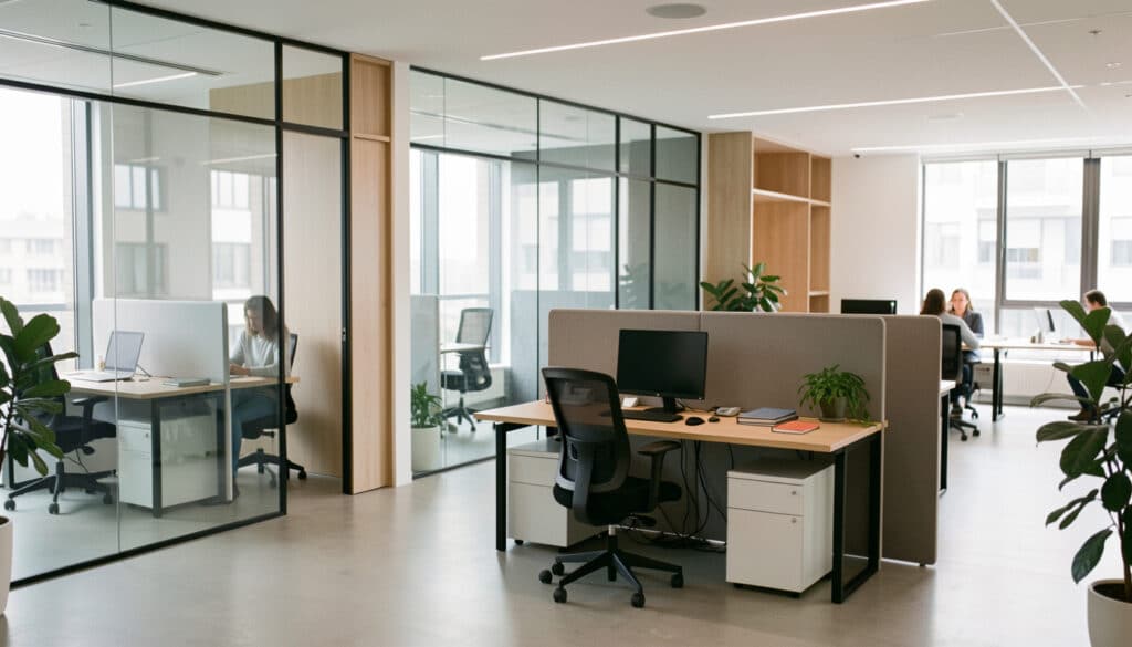 Cloisons de bureau : quelles solutions pour bien séparer