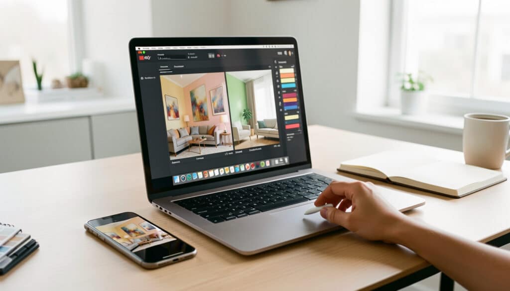 Simulateur de peinture gratuit avec photo : bien choisir